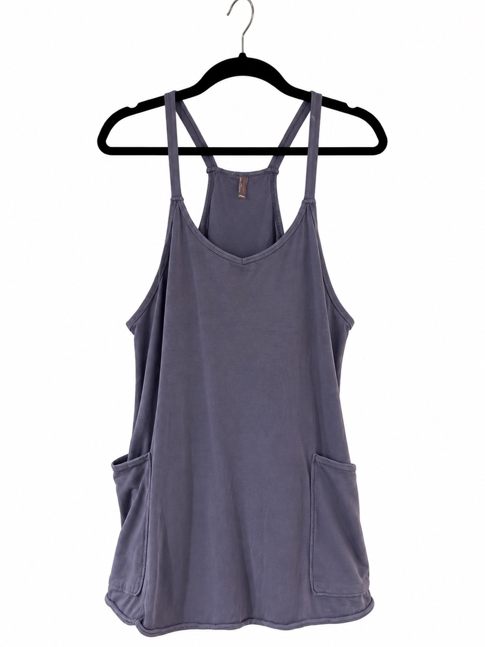Free People Dusty Purple Oversized Racerback Romper Size S